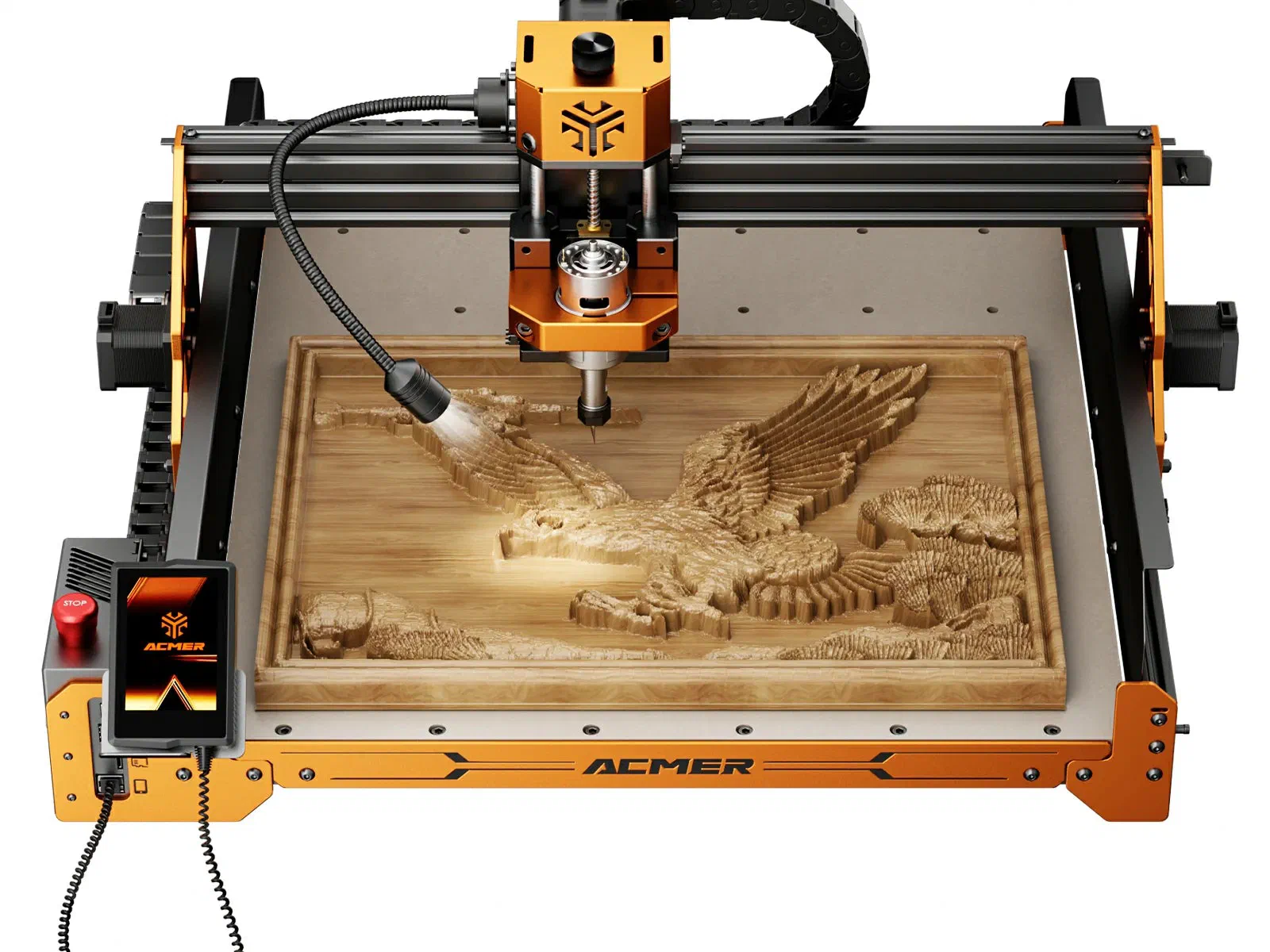 An ACMER ASCARVA 4S CNC machine.