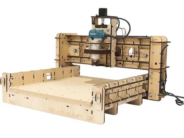 A Bob's CNC Evolution 3 CNC machine.