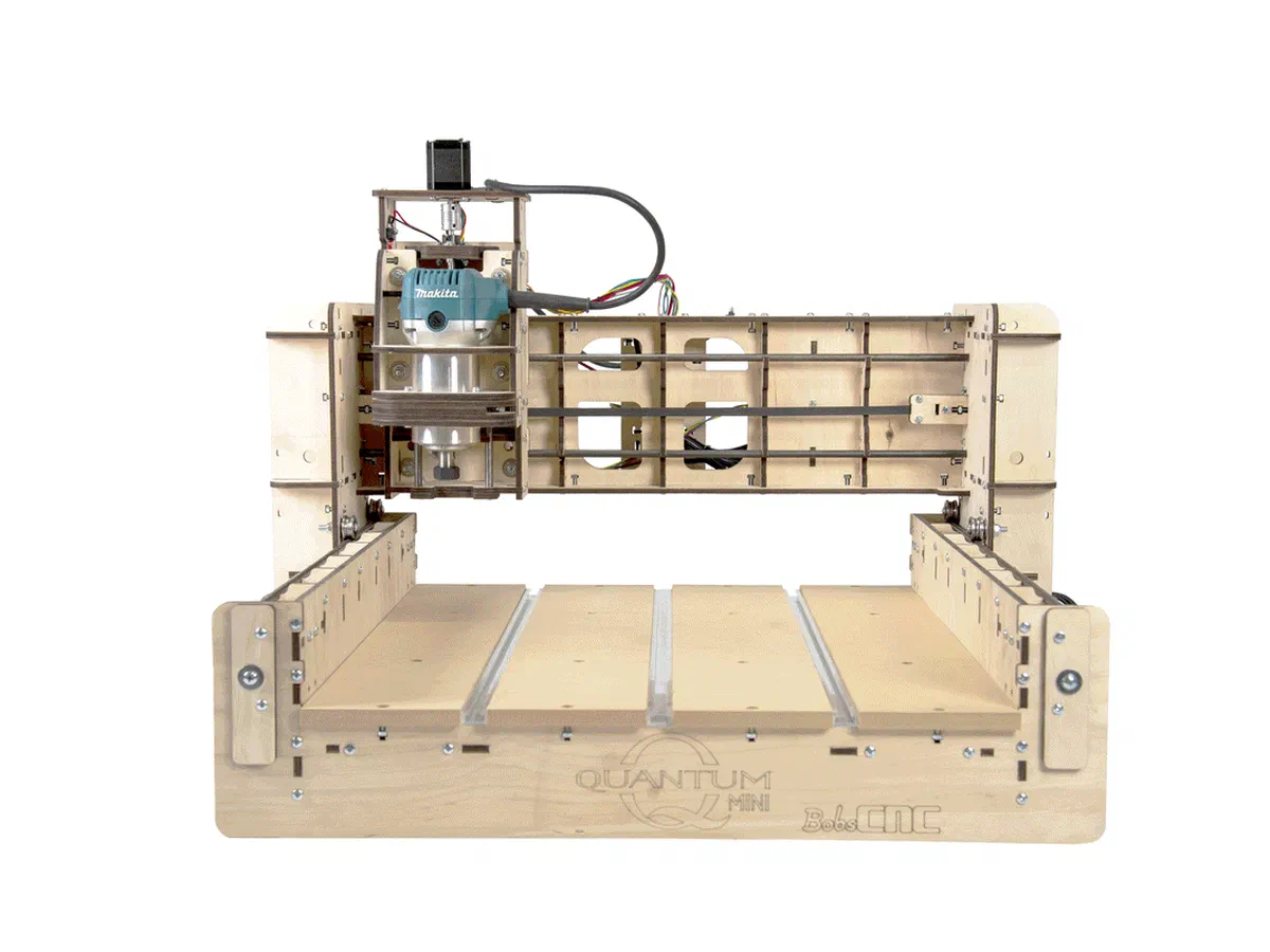 A Bob's CNC Quantum Mini CNC machine.