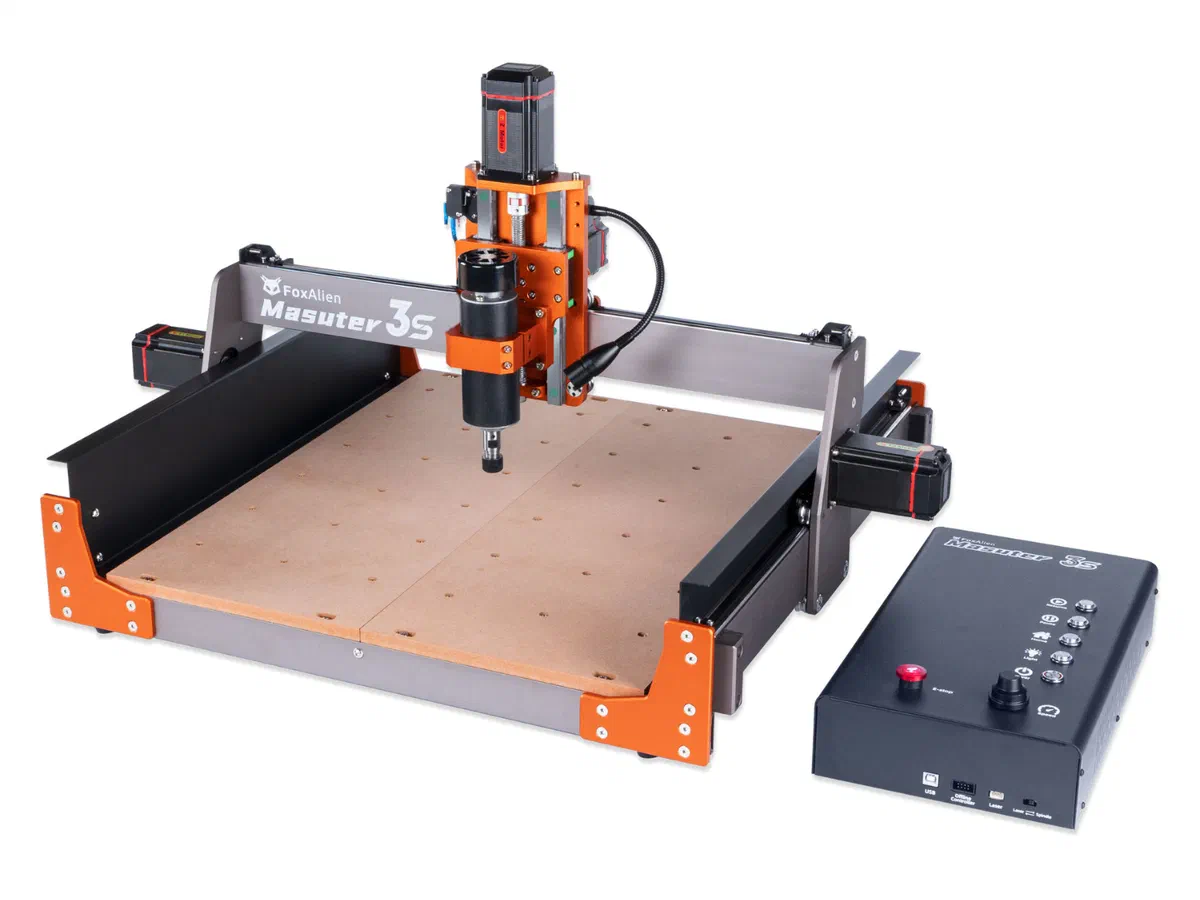 A FoxAlien Masuter 3S CNC machine.