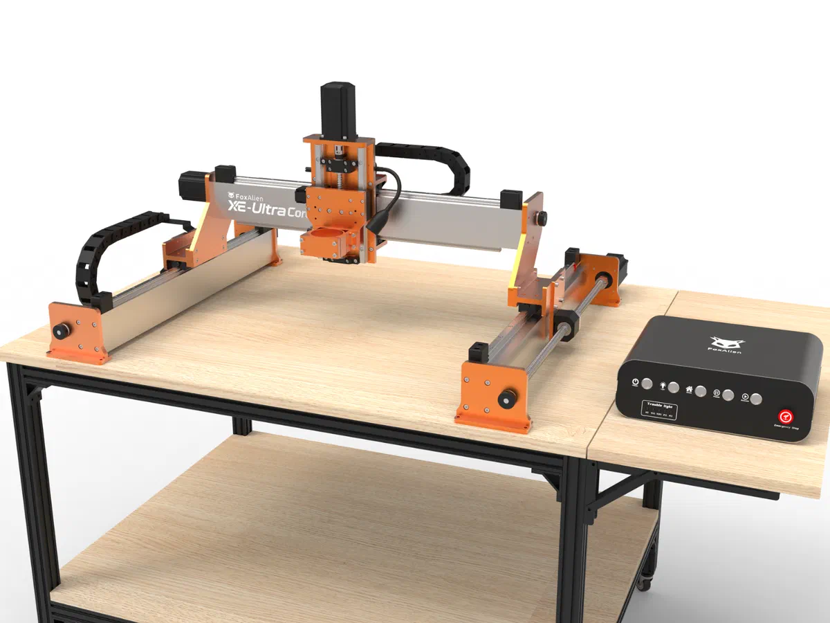 A FoxAlien XE-Ultra Core CNC machine.