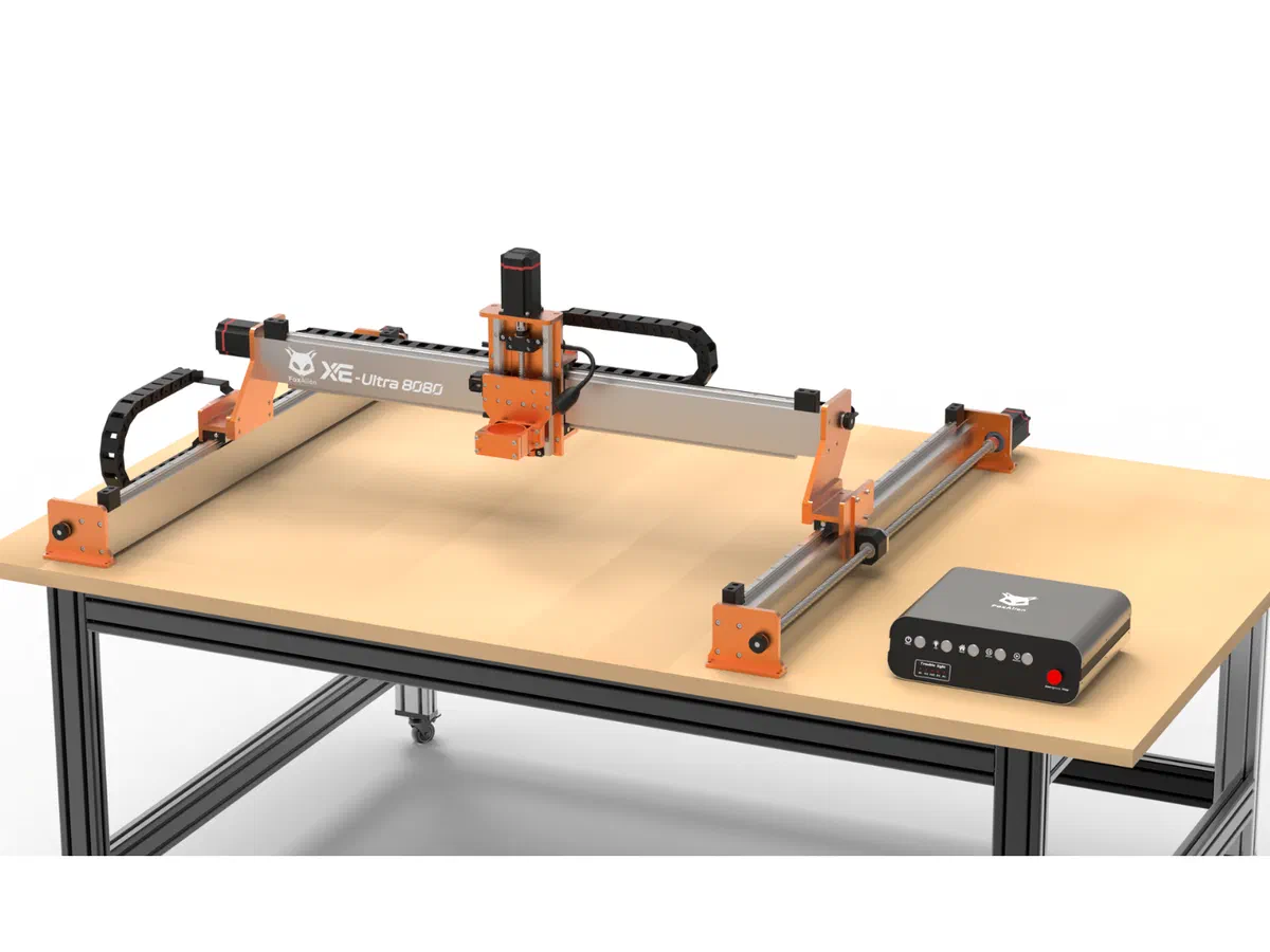 A FoxAlien XE-Ultra CNC machine.