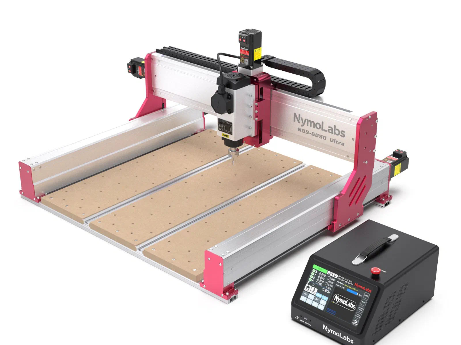A NymoLabs NBS-6050 Ultra CNC machine.