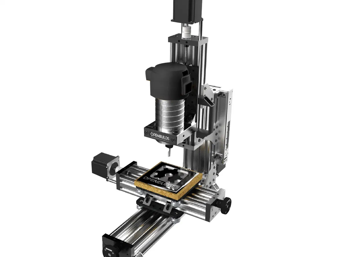 An OpenBuilds MiniMill CNC machine.