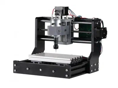 A SainSmart Genmitsu Genmitsu 1810-PRO CNC machine.