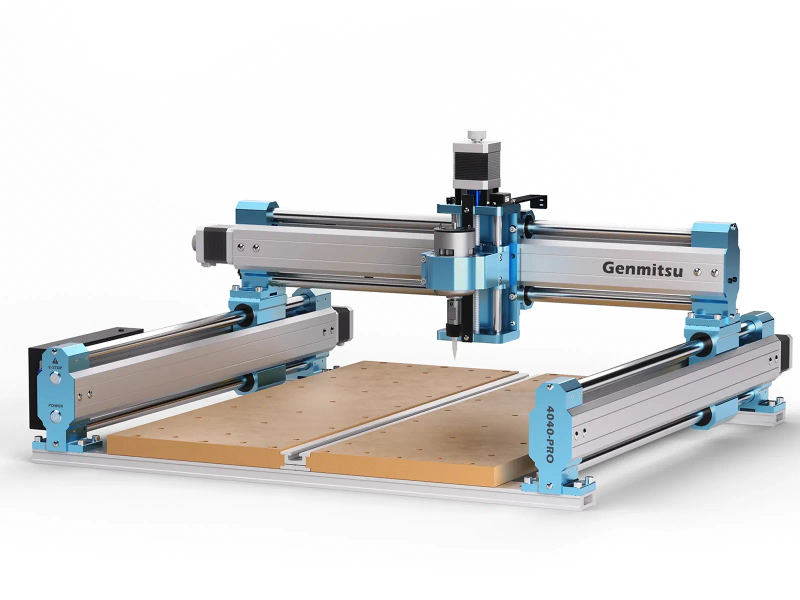 A SainSmart Genmitsu Genmitsu 4040-PRO CNC machine.