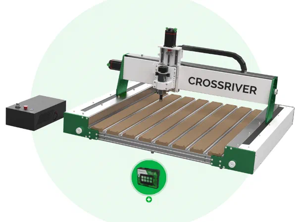 A YoraHome CrossRiver Benchtop CNC Router 6060 CNC machine.