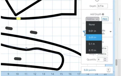 Add Depth control in Easel with a Pro badge